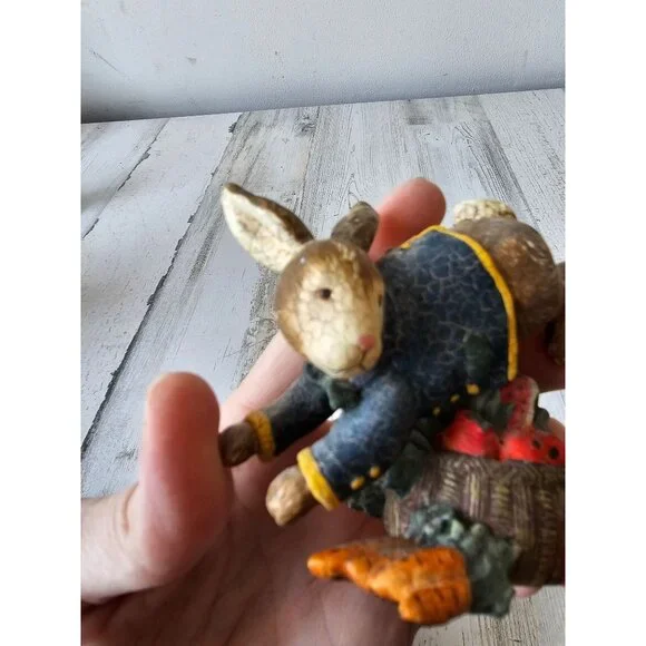 Vintage Bethany Lowe Susan winget Easter Bunny RARE rabbit fruit spring vegetabl